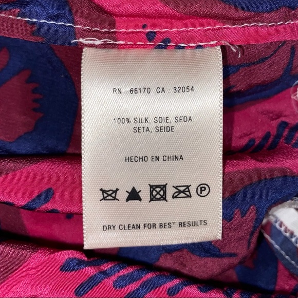 ANTHROPOLOGIE Maeve Silk Floral Geometric Dress Size 2 - Picture 11 of 13